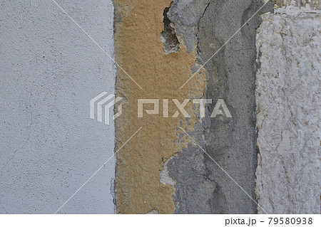 素材_珍しい壁のテクスチャ_グレー14 79580938