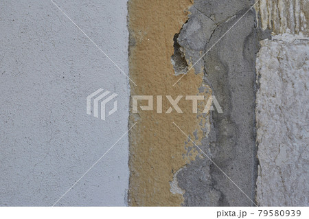 素材_珍しい壁のテクスチャ_グレー15 79580939