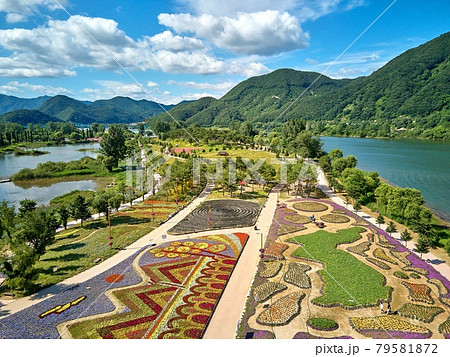 公園 風景 花畑 79581872