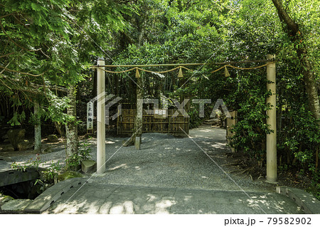 八重垣神社　佐久佐女の森入口　島根県松江市 79582902