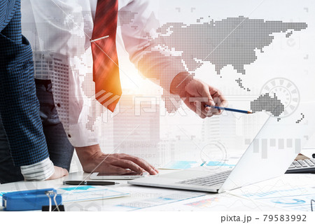 Corporate teamwork concept with business people Corporate teamwork concept with business people 79583992