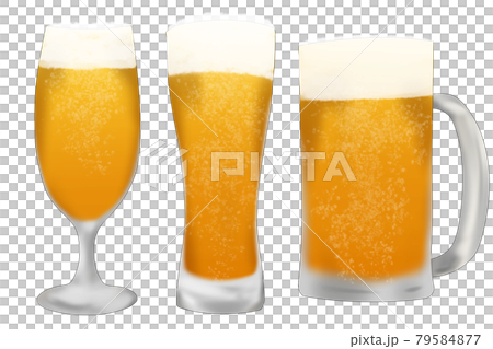 3種啤酒,玻璃 3種啤酒,玻璃 79584877
