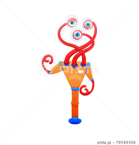 Alien Cartoon Illustration 79589308