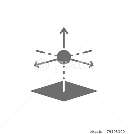3D product modeling, 3 dimensional model grey icon. 79593300