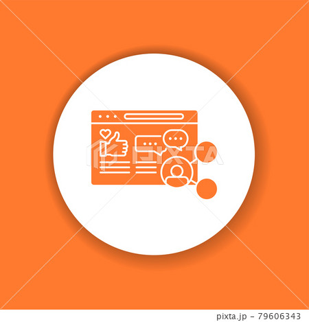 SMM colorful color glyph icon. Social Media Marketing sign. SMM colorful color glyph icon. Social Media Marketing sign. 79606343