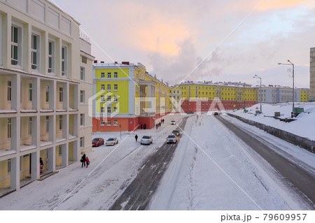 Komsomolskaya street. Norilsk, Krasnoyarsk region, Russia. 79609957