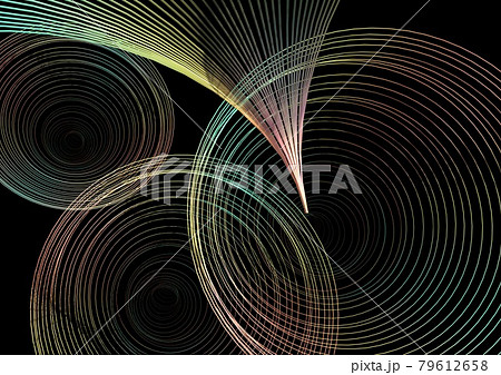 電波　周波数　電磁波などのイメージ　背景　壁紙 79612658