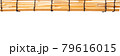すだれをモチーフにした夏を感じるバナー素材 79616015