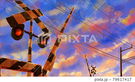 夕暮れ 79617417