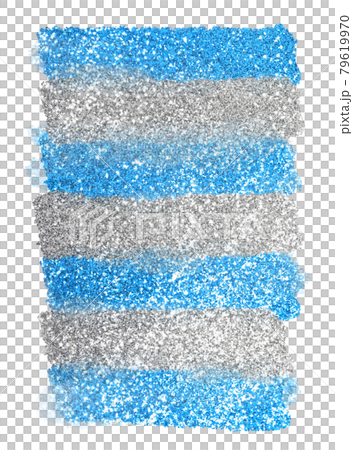 背景材料：閃閃發光的油漆條紋，銀色，藍色 79619970