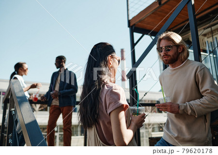 People Partying on Roof People Partying on Roof 79620178