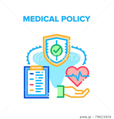 Medical Policy Vector Concept Color Illustration 79623929