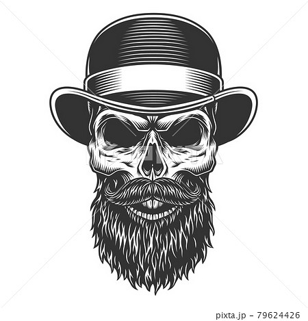 Skull in the bowler hat 79624426