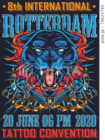 Vintage tattoo fest in Rotterdam poster 79624783