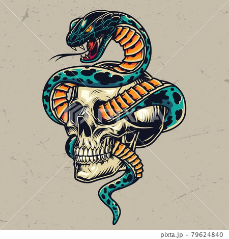 vintage antique skull snake 野ざらし 髑髏 蛇 陶器 Japanese Antique Porcelain Skull with Snake | 1494164 | Zentner