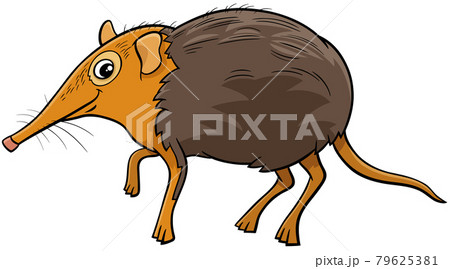 cartoon elephant shrew comic animal character 79625381