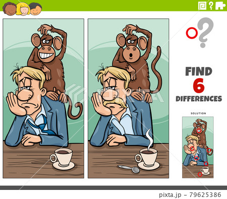 differences game with monkey on your back saying of proverb 79625386