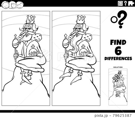differences game with king of the hill proverb color book page 79625387
