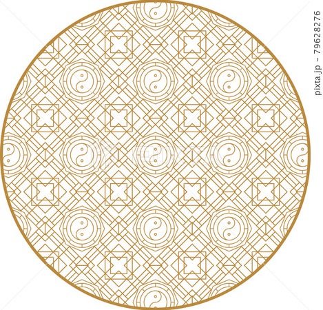 Chinese decoration elements. Frame, border or tiles with patterns. 79628276