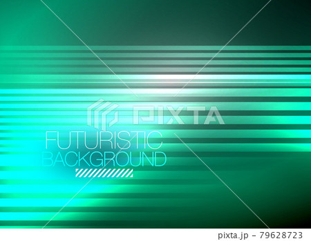 Bright neon color techno abstract background, shiny glowing neon lines in the dark background Bright neon color techno abstract background, shiny glowing neon lines in the dark background 79628723