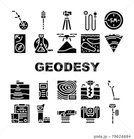 Geodesy Equipment Collection Icons Set Vector Illustration Geodesy Equipment Collection Icons Set Vector Illustration 79628884