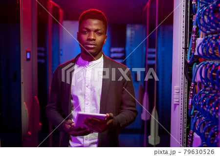 Handsome Young Man Responsible for Managing Network System Handsome Young Man Responsible for Managing Network System 79630526