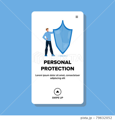 Personal Protection And Life Guard Safe Vector 79632052