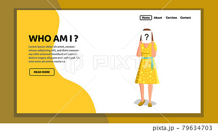 Who Am I Woman Self-knowledge Understanding Vector Who Am I Woman Self-knowledge Understanding Vector 79634703