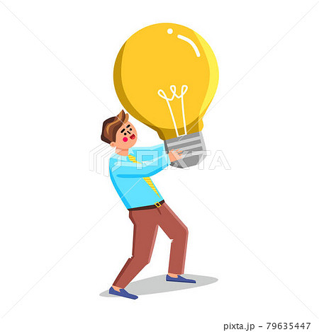 Idea Development And Realization Of Man Vector Idea Development And Realization Of Man Vector 79635447
