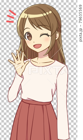 一個穿著便衣的女人舉起了手 一個穿著便衣的女人舉起了手 79635569