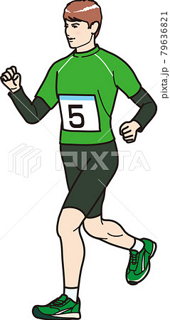 走る市民ランナー 走る市民ランナー 79636821