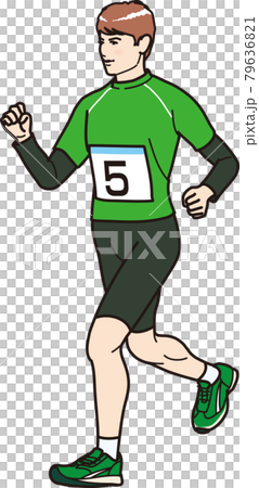 走る市民ランナー 走る市民ランナー 79636821