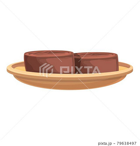 Meat roll icon cartoon vector. Sandwich shawarma 79638497