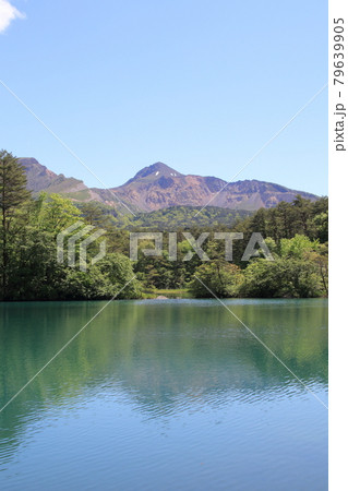 毘沙門沼から見た磐梯山 79639905