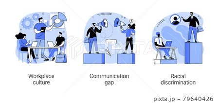 Corporate culture abstract concept vector illustrations. Corporate culture abstract concept vector illustrations. 79640426