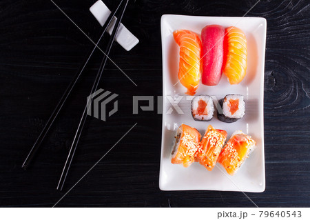 Japanese sushi dish Japanese sushi dish 79640543