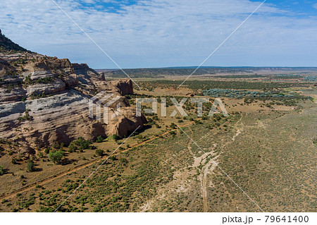 Aerial panoramic view Arizona, at mountain desert landscape Canyon in USA 79641400