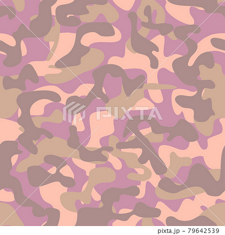 柄 迷彩柄 パステルカラー赤 パターン 正方形のイラスト素材