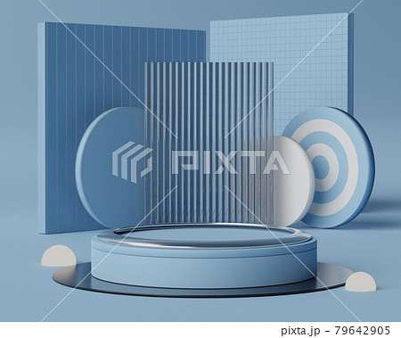 3d render of minimal display podium design for mock up and product presentation. 3d render of minimal display podium design for mock up and product presentation. 79642905