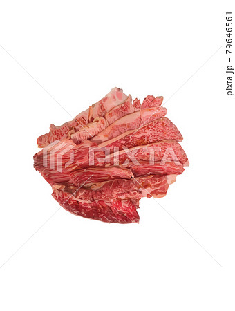焼く前の焼肉 79646561