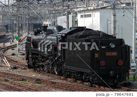 高崎駅で入替作業をするD51形蒸気機関車498号機_2021/6/12撮影 79647691