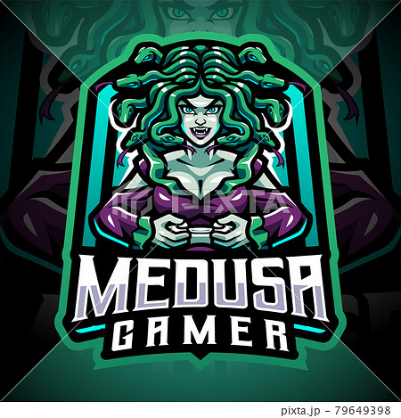 Medusa gamer esport mascot logo design Medusa gamer esport mascot logo design 79649398