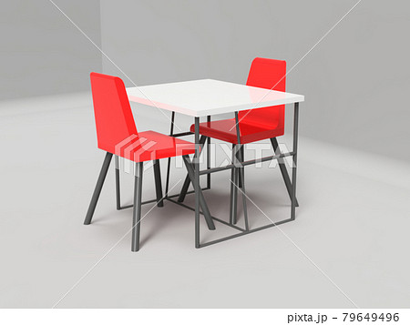 2人掛けダイニングテーブルセット 79649496