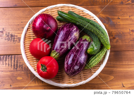 夏野菜の集合 79650764