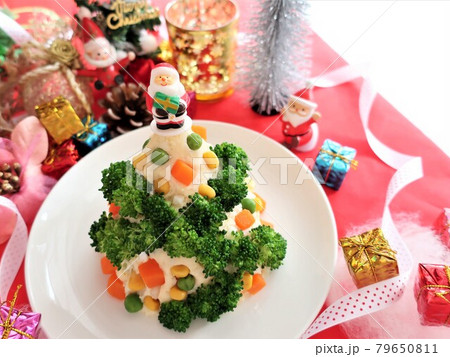 笑顔になるポテトサラダツリー クリスマスイメージ 笑顔になるポテトサラダツリー クリスマスイメージ 79650811