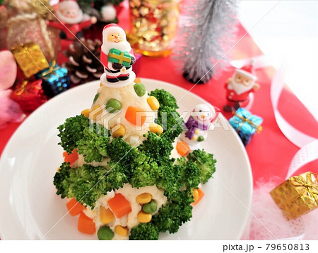 笑顔になるポテトサラダツリー クリスマスイメージ 笑顔になるポテトサラダツリー クリスマスイメージ 79650813