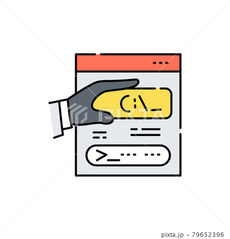 Exploit olor line icon. Pictogram for web page, mobile app, promo. Exploit olor line icon. Pictogram for web page, mobile app, promo. 79652396
