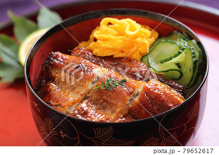 三色鰻丼(1) 79652617