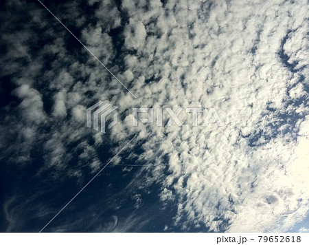 秋の空に現れたうろこ雲 秋の空に現れたうろこ雲 79652618