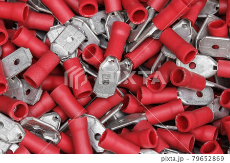 Terminal Cable Red closer. Terminal Cable Red closer. 79652869